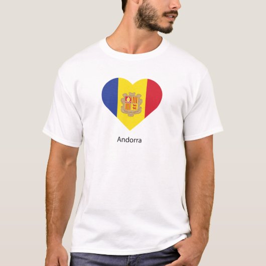 I Love Andorra T-shirt (Voorkant)