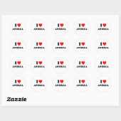 I Love Andrea Ronde Sticker (Vel)