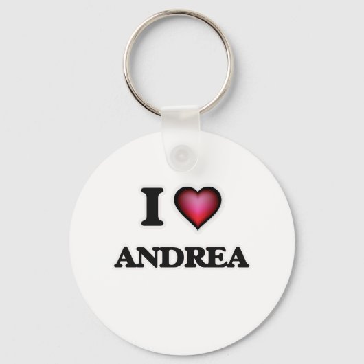 I Love Andrea Sleutelhanger (Voorkant)