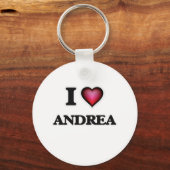 I Love Andrea Sleutelhanger (Voorkant)