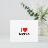 i love andres briefkaart (Staand voorkant)