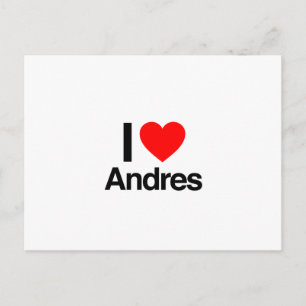 i love andres briefkaart
