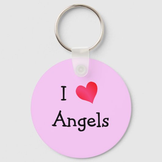 I Love Angels Sleutelhanger (Voorkant)