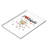 I Love Angels T-shirts and Gifts Notitieboek (Linkerzijde)
