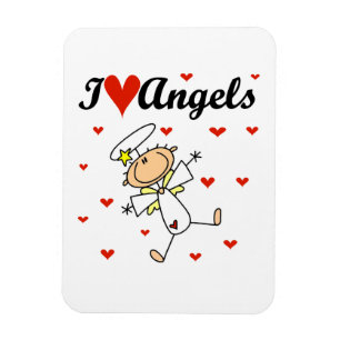 I Love Angels T-shirts en cadeaus Magneet
