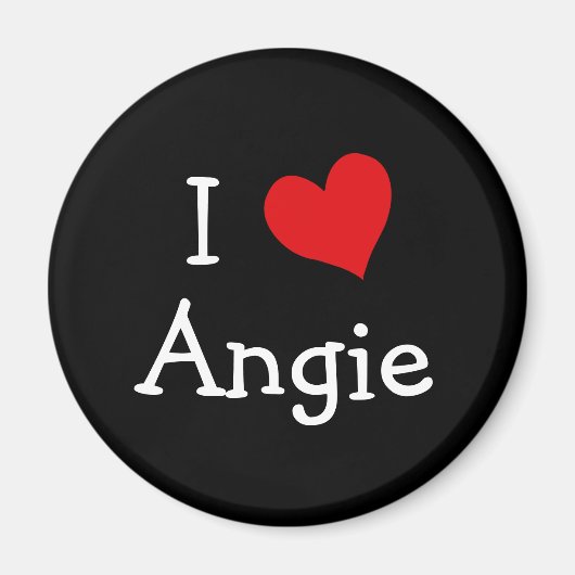 I Love Angie Magneet (Voorkant)