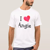 I Love Angie T-shirt (Voorkant)