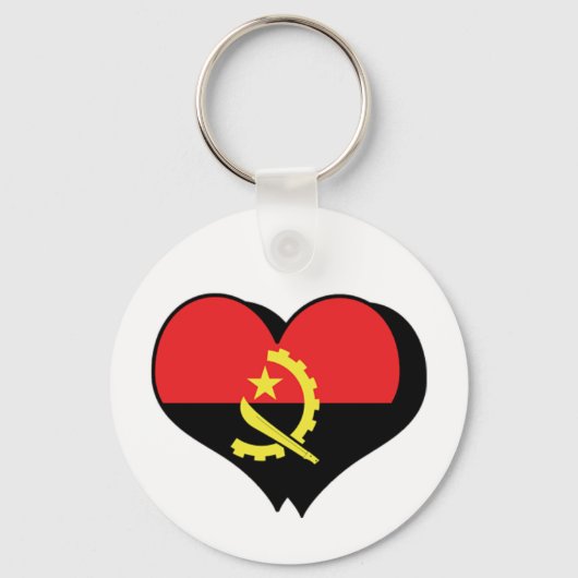 I Love Angola Sleutelhanger (Voorkant)