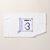I Love Animate Bad Handdoek (Handdoek)