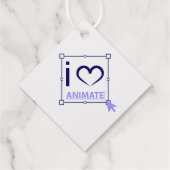 I Love Animate Bedankjes Labels (Achterkant)