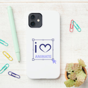 I Love Animate iPhone 12 Hoesje