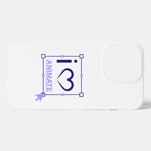 I Love Animate iPhone Hoesje (Achterkant horizontaal)
