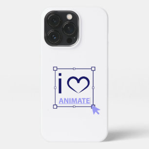 I Love Animate iPhone 13 Pro Hoesje