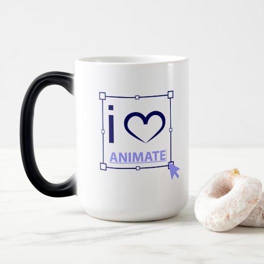 I Love Animate Magische Mok (Met donut)
