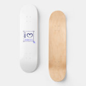 I Love Animate Persoonlijk Skateboard (Voorkant)