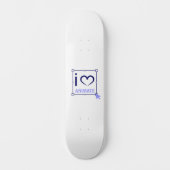 I Love Animate Persoonlijk Skateboard (Voorkant)