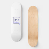I Love Animate Persoonlijk Skateboard (Voorkant)