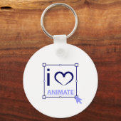 I Love Animate Sleutelhanger (Voorkant)