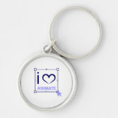 I Love Animate Sleutelhanger (Voorkant)