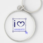 I Love Animate Sleutelhanger (Voorkant)
