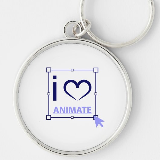 I Love Animate Sleutelhanger (Voorkant)