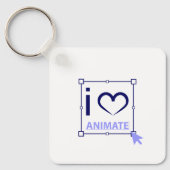 I Love Animate Sleutelhanger (Voorkant)