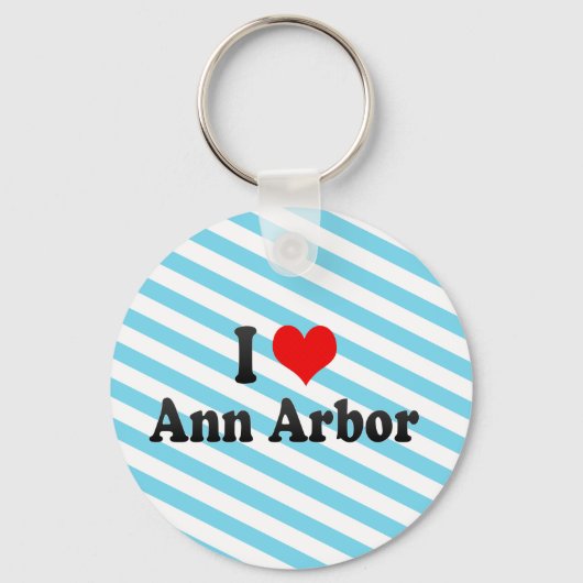 I Love Ann Arbor, Verenigde Staten Sleutelhanger (Voorkant)