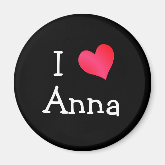 I Love Anna Magneet (Voorkant)