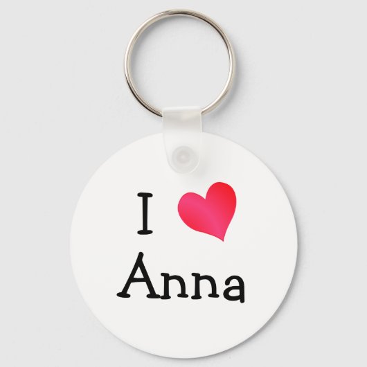 I Love Anna Sleutelhanger (Voorkant)