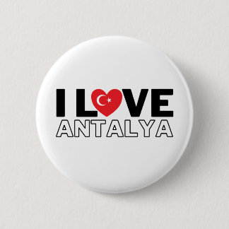 I Love Antalya - For the true Antalyans. Ronde Button 5,7 Cm