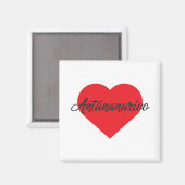 I Love Antananarivo - Madagascar Magneet (Voorkant / Achterkant)