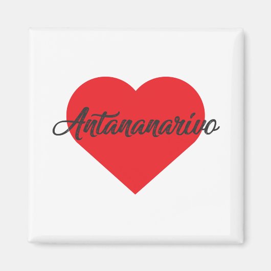 I Love Antananarivo - Madagascar Magneet (Voorkant)