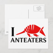 I Love Anteaters Briefkaart (Voorkant / Achterkant)