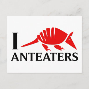 I Love Anteaters Briefkaart