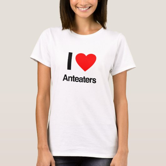 i love anteaters t-shirt (Voorkant)