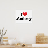I Love Anthony Poster (Keuken)