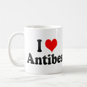 I Love Antibes, France Koffiemok