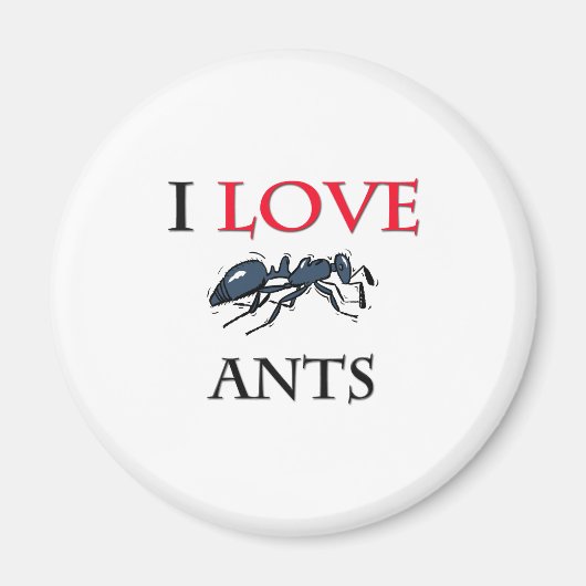 I Love Ants Magneet (Voorkant)