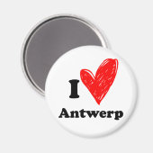 I love Antwerp Magneet (Voorkant / Achterkant)