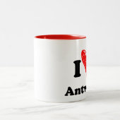 I love Antwerp Tweekleurige Koffiemok (Center)