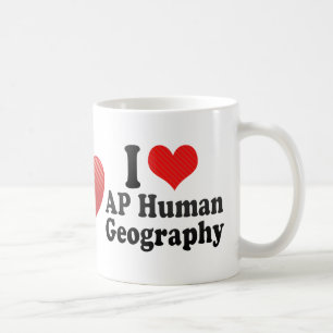 I Love AP Human Geography Koffiemok