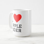 I love apple cider koffiemok (Voorkant links)
