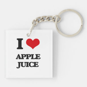 I Love Apple Juice Sleutelhanger