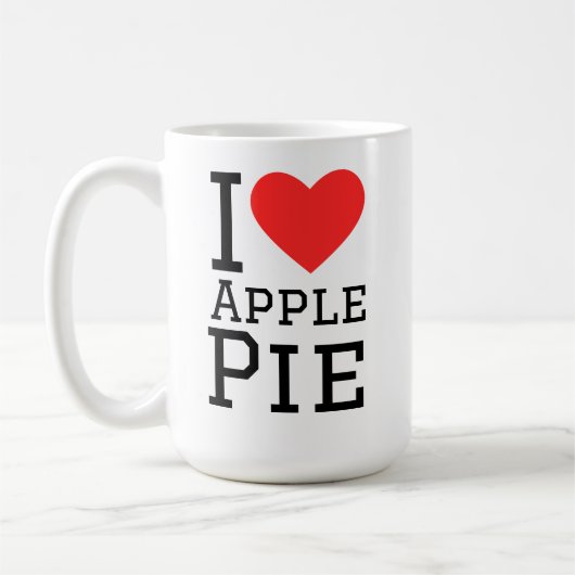 I love apple pie  koffiemok (Links)