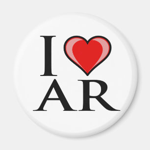 I Love AR - Arkansas Magneet