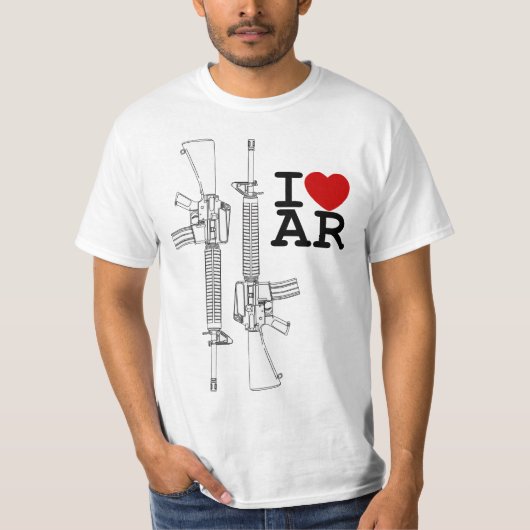 I Love AR T-shirt (Voorkant)