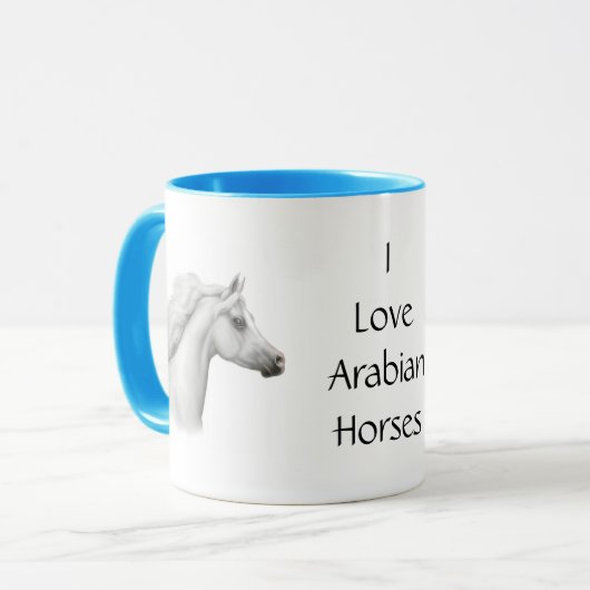I Love Arabian Horses Mok (Voorkant links)