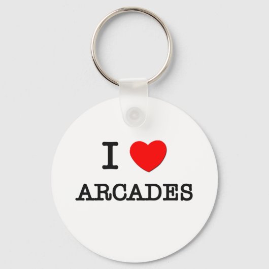 I Love Arcades Sleutelhanger (Voorkant)