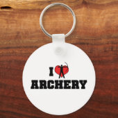 I Love Archery Sleutelhanger (Voorkant)