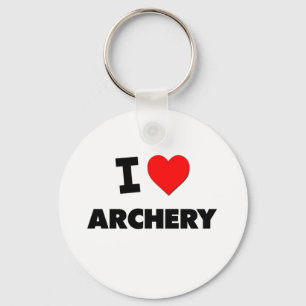 I Love Archery Sleutelhanger